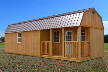 Side Lofted Barn Cabin
